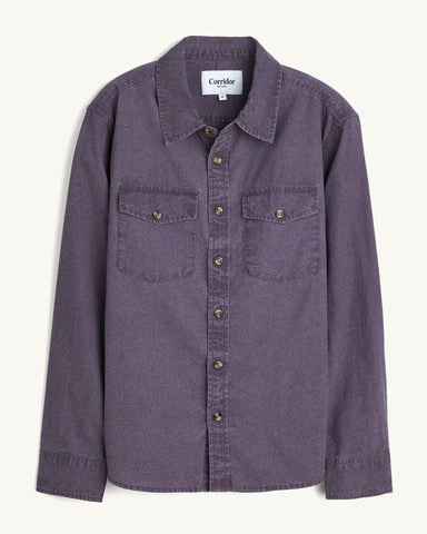 Pigment Dye Canvas LS - Purple