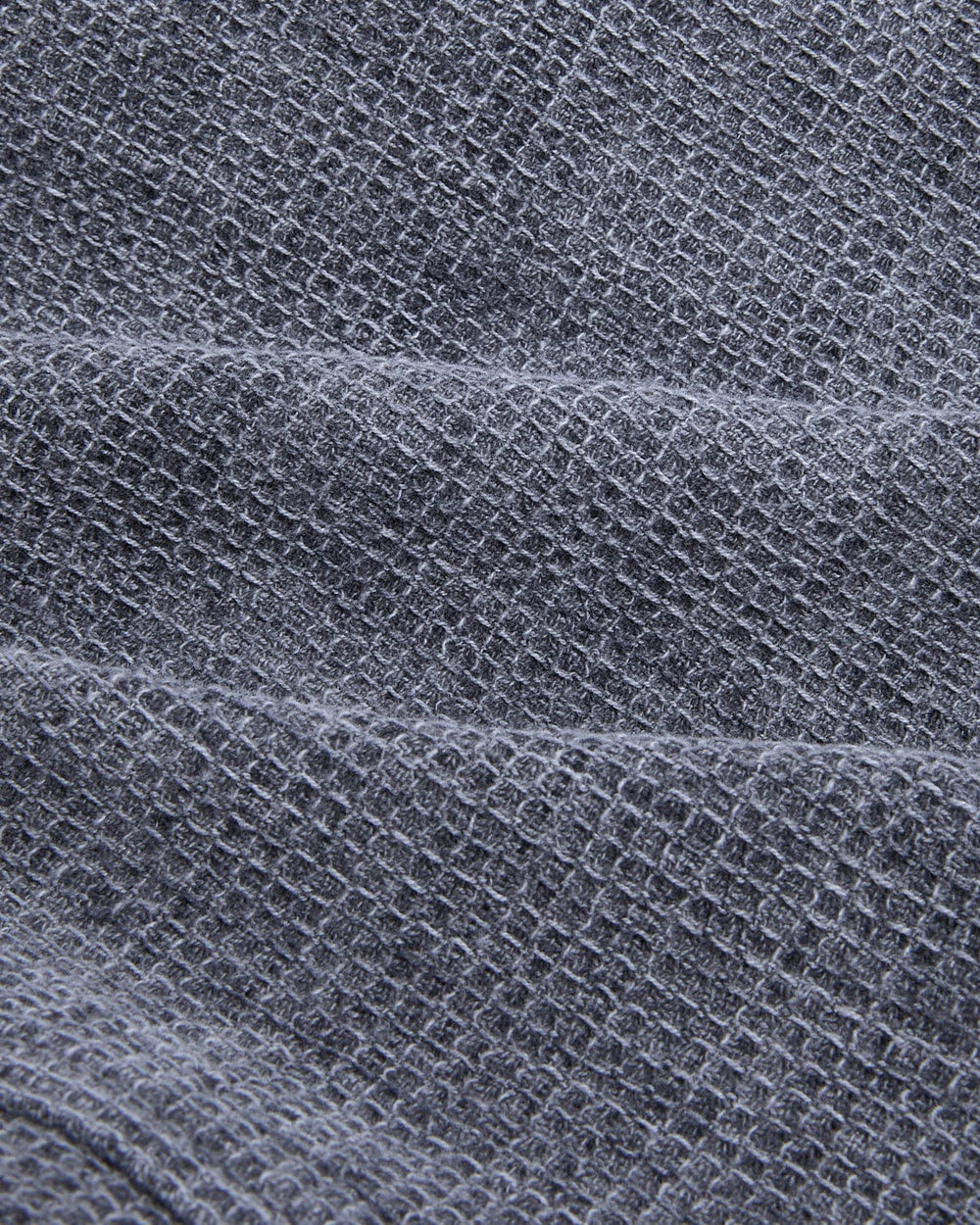 Pigment Dyed Waffle LS - Grey