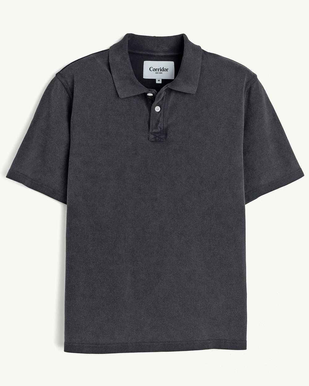 Pique Polo - Black-T-Shirt-Siena-Corridor