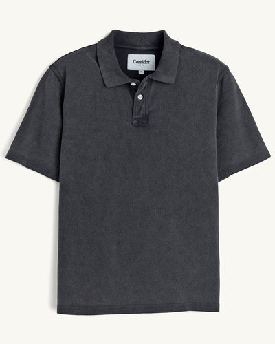 Pique Polo - Black-T-Shirt-Siena-Corridor