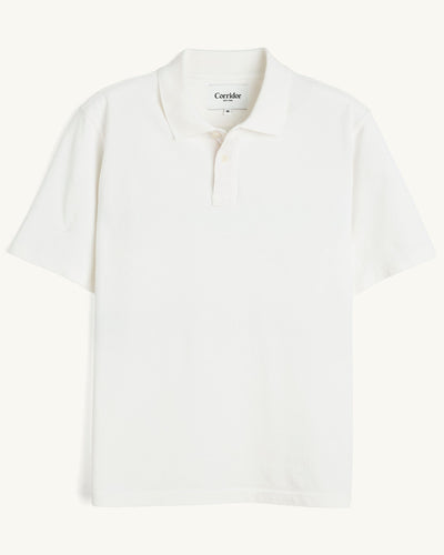 Pique Polo - White-T-Shirt-Siena-Corridor