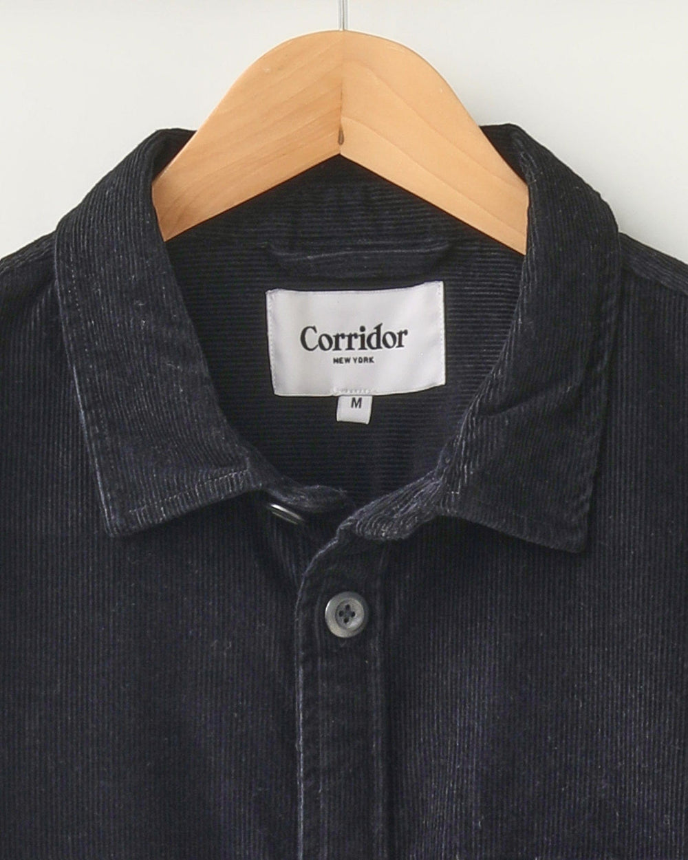 Corduroy Overshirt - Black-Overshirt-Corridor-Corridor