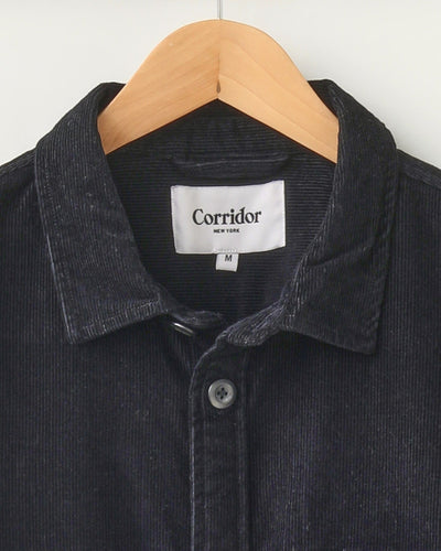 Corduroy Overshirt - Black