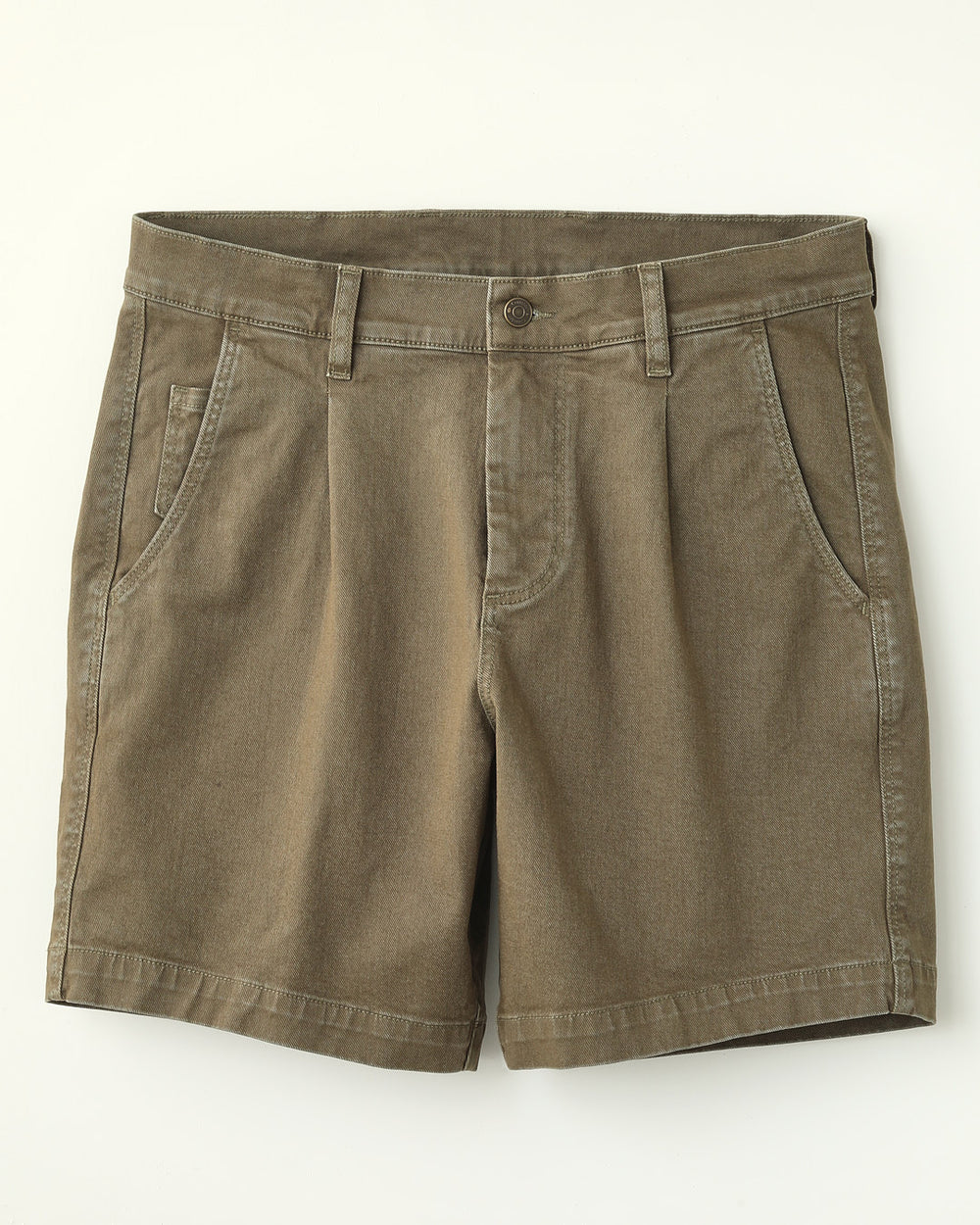 Heavy Twill Pleated Short - Army-Pleated Short-Corridor-Corridor