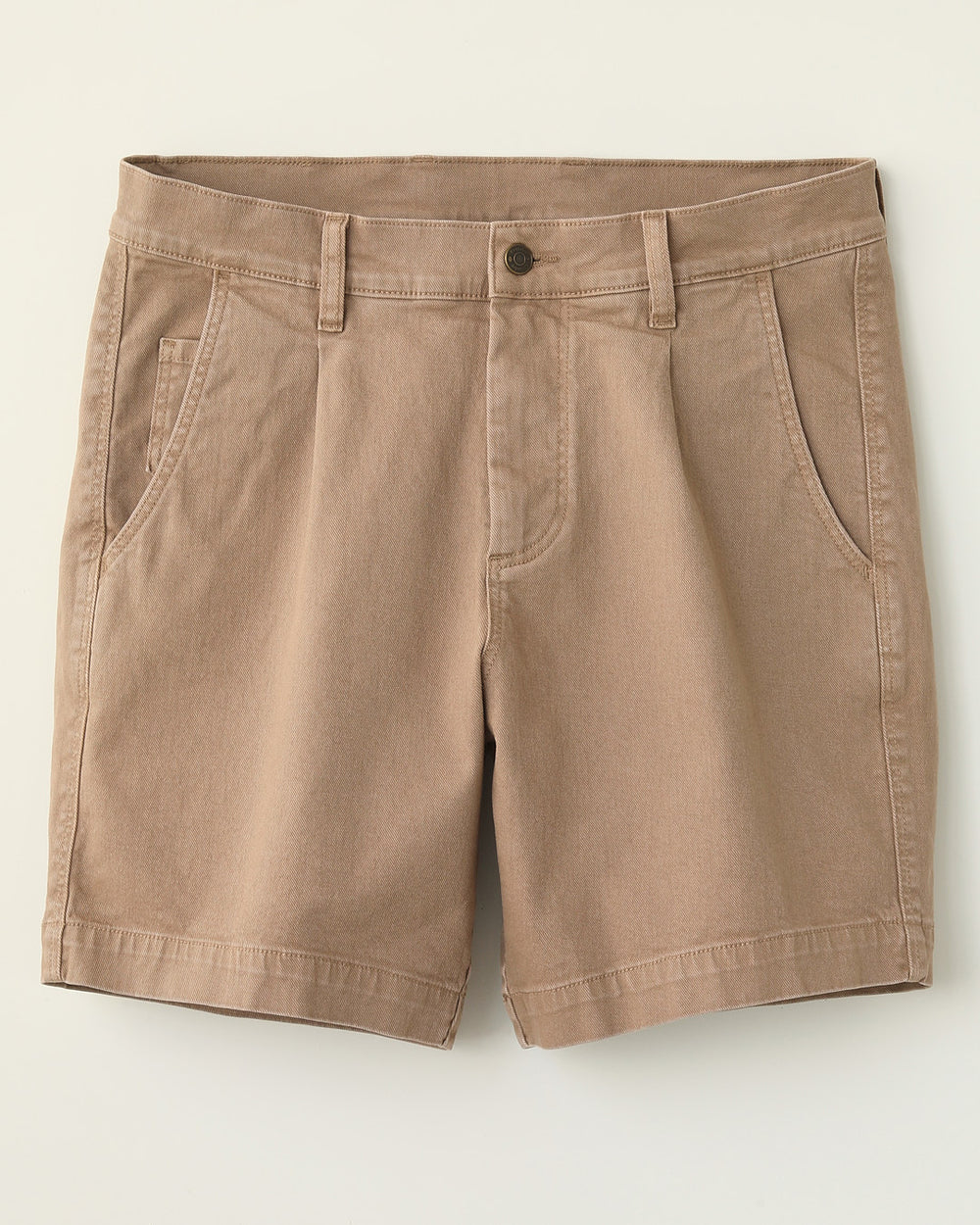 Heavy Twill Pleated Short - Khaki-Pleated Short-Corridor-Corridor