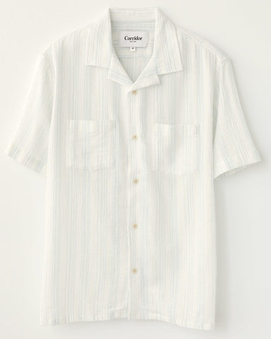 Skip Stripe Retro SS Camp - Natural
