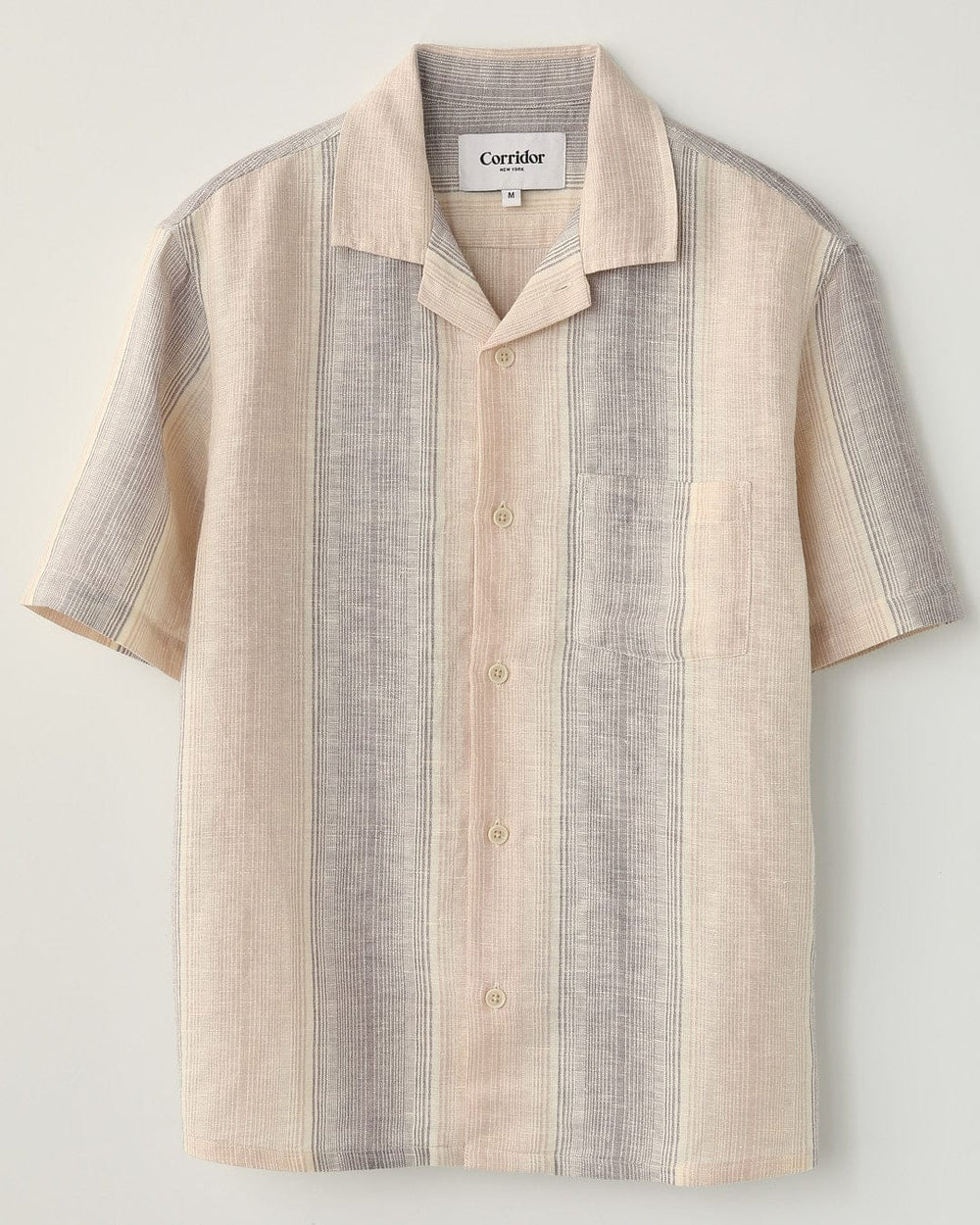 Corridor Riverside SS Camp Shirt in Natural