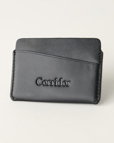 Leather Wallet - Black-Accessories-Corridor-Black-OS-Corridor
