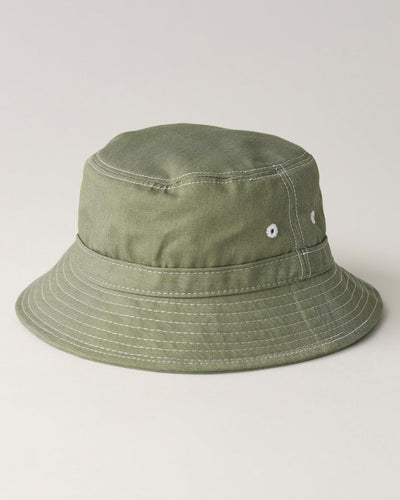Recycled Bucket Hat - Olive Contrast