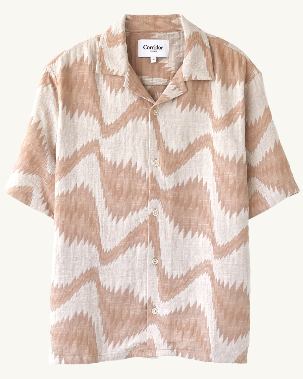 Resonance Jacquard SS Camp-Short Sleeve Shirt-Corridor-Corridor