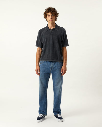 Knit Polo - Black-Crewneck-Alpafina-Corridor