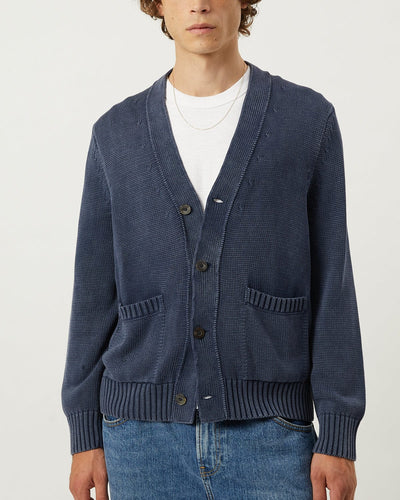 Acid Wash Cardigan - Midnight-Knit Cardigan-Alpafina-Corridor