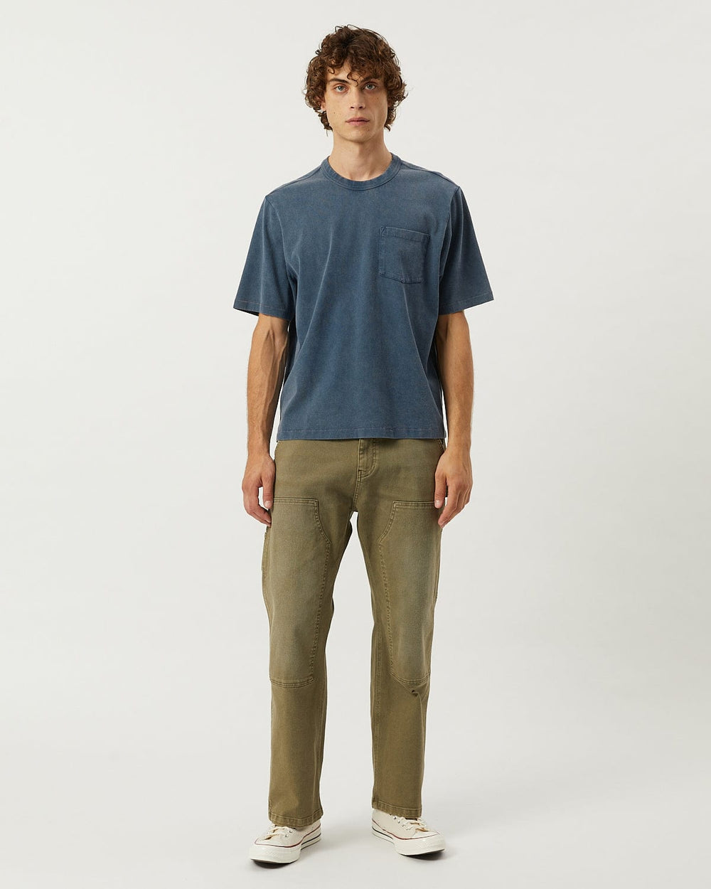 Garment Dye Tee - Navy-T-Shirt-Siena-Corridor