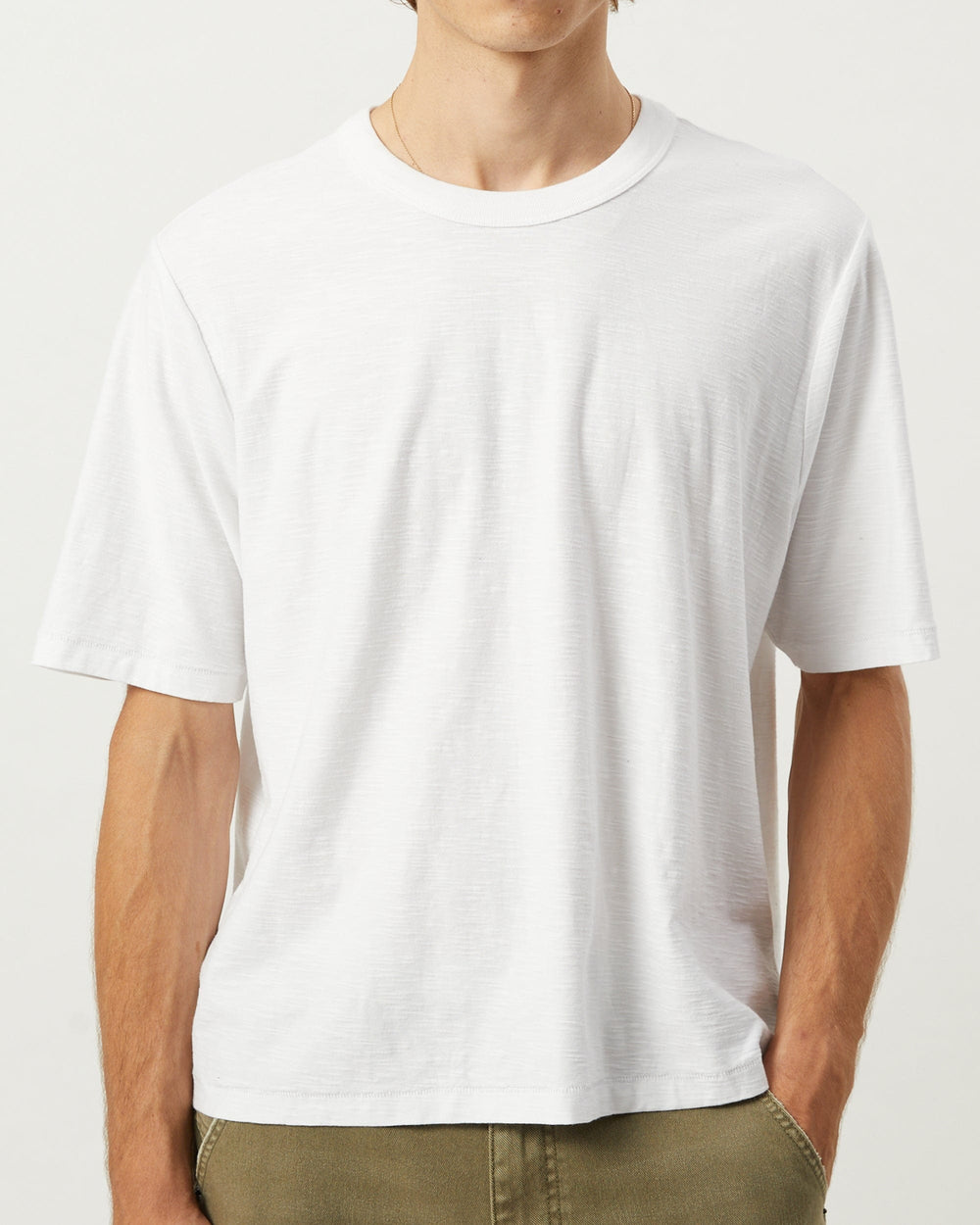Slub Tee - White-T-Shirt-Siena-Corridor