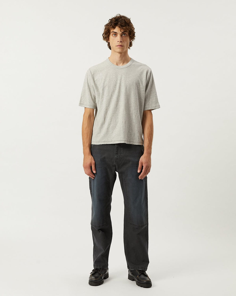 Slub Tee - Heather Grey-T-Shirt-Siena-Corridor