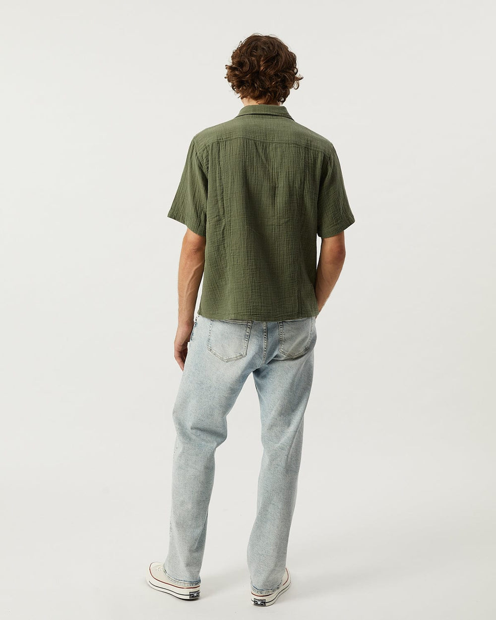 Double Cloth SS - Army-SS Camp w/ 1 Chest Pocket-Ekviraa Designs-Corridor