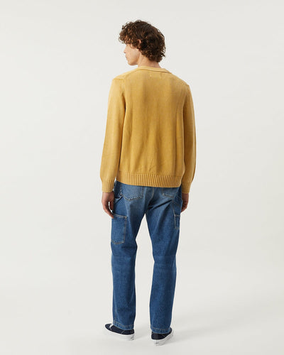 Acid Wash Cardigan - Gold-Knit Cardigan-Alpafina-Corridor