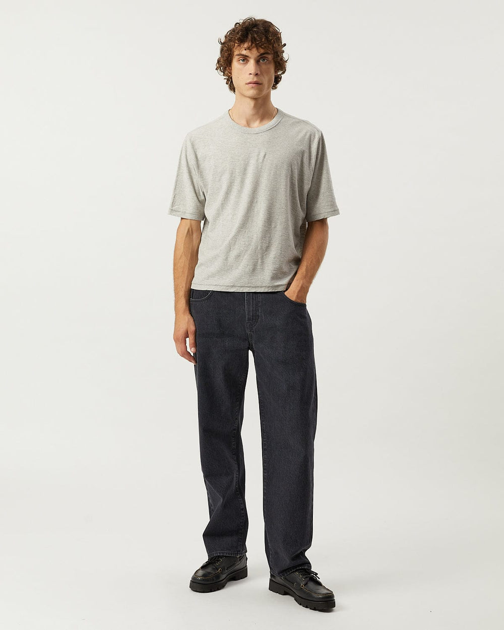 5 Pocket Jean - Washed Black-Jeans-Real-Corridor