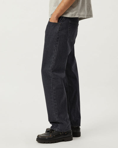 Selvedge 5 Pocket Jean - Washed Black-Jeans-Real-Corridor