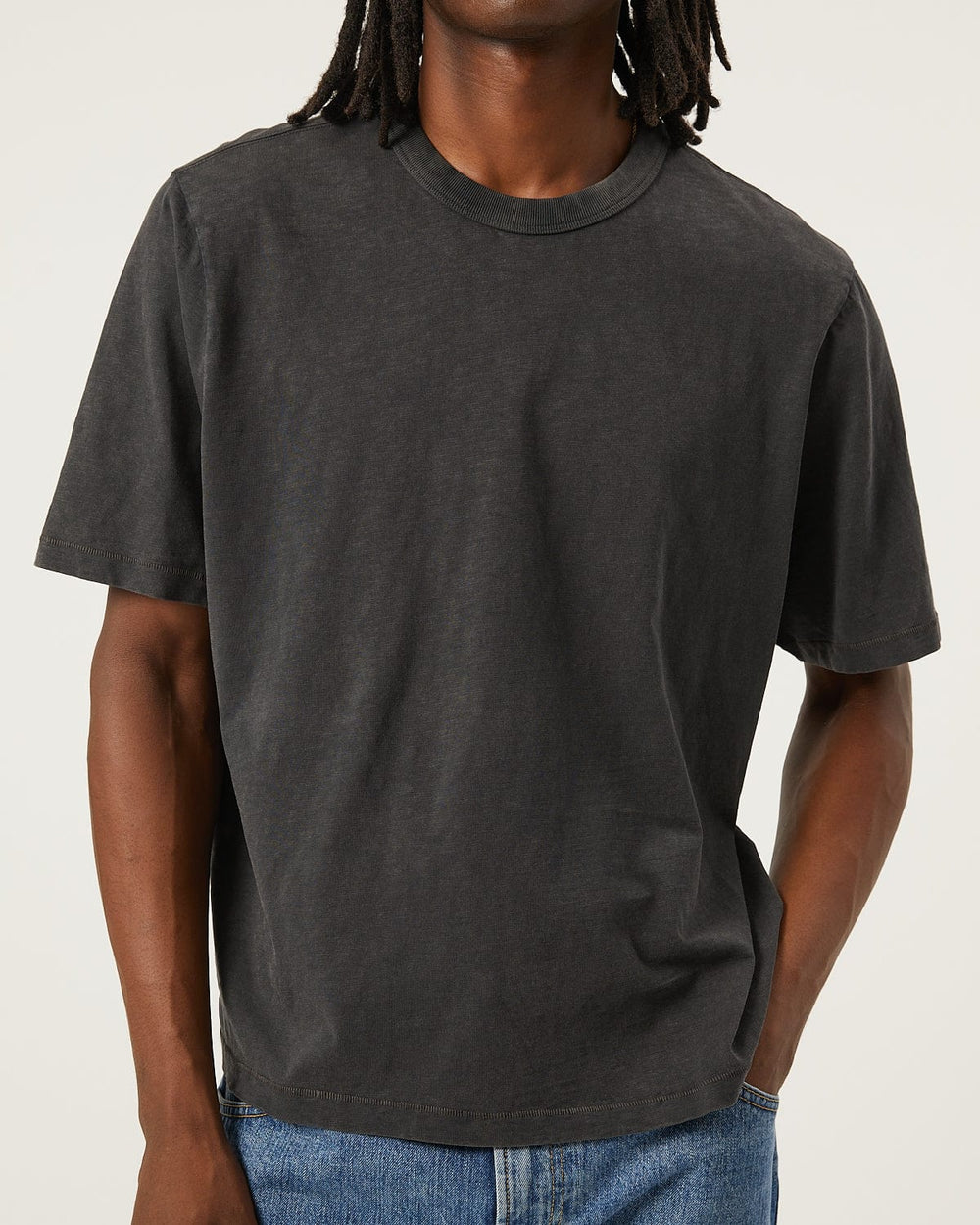 Slub Tee - Black-T-Shirt-Siena-Corridor