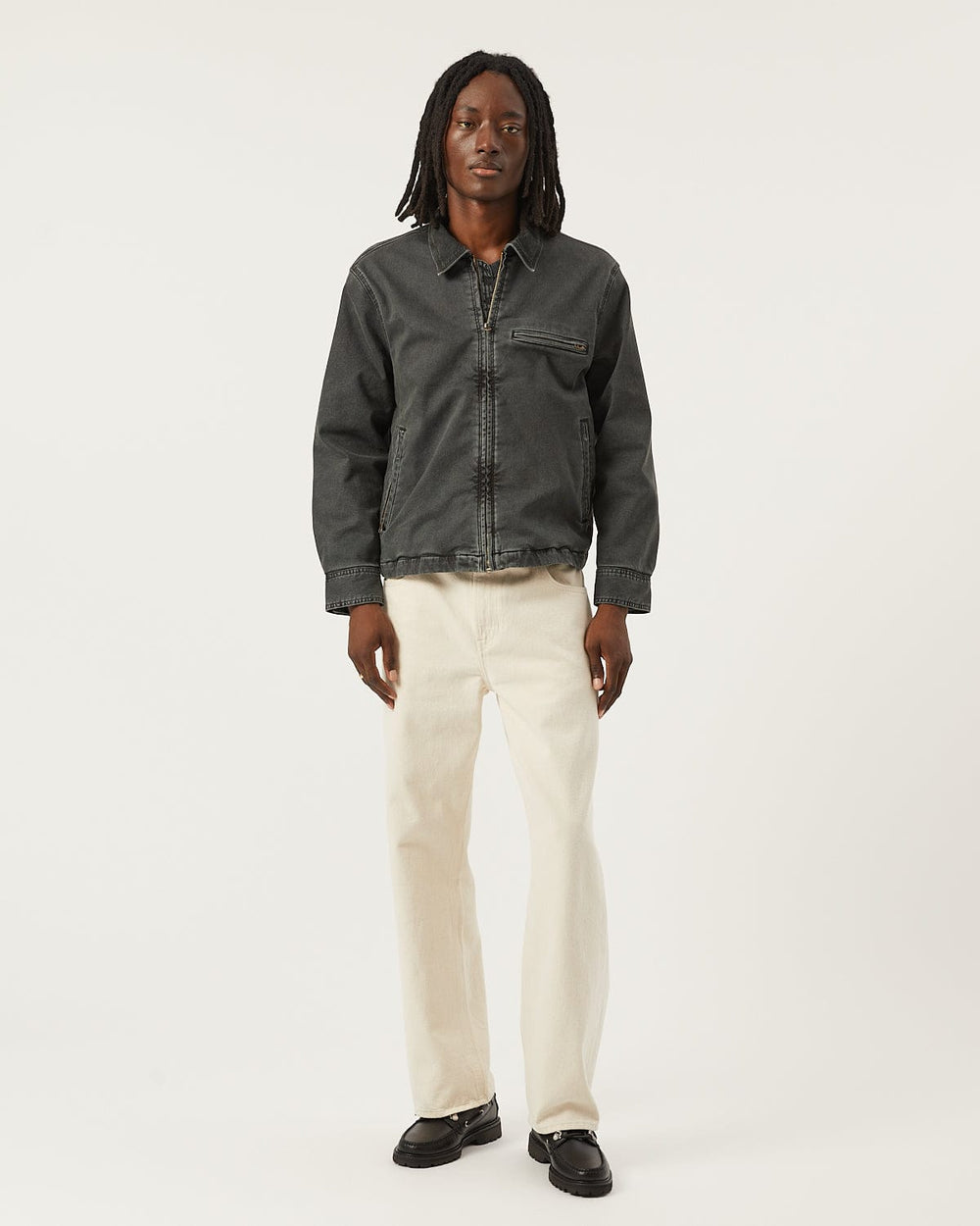 Utility Jacket - Black-Zip Jacket-Real-Corridor