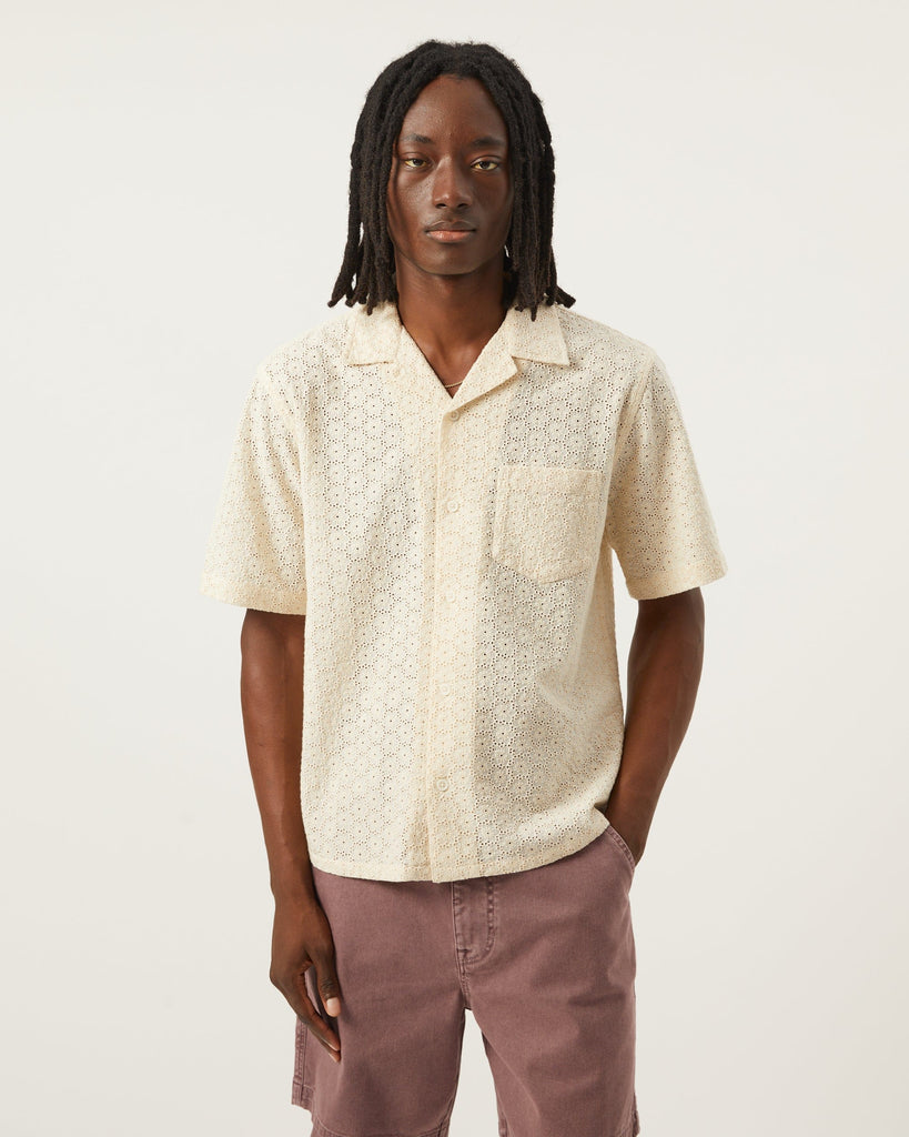 Floral Eyelet SS - Natural – Corridor