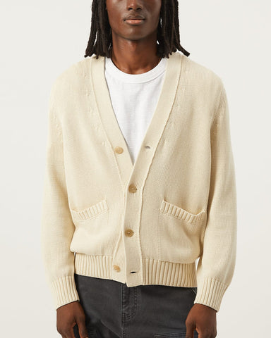 Acid Wash Cardigan - Natural