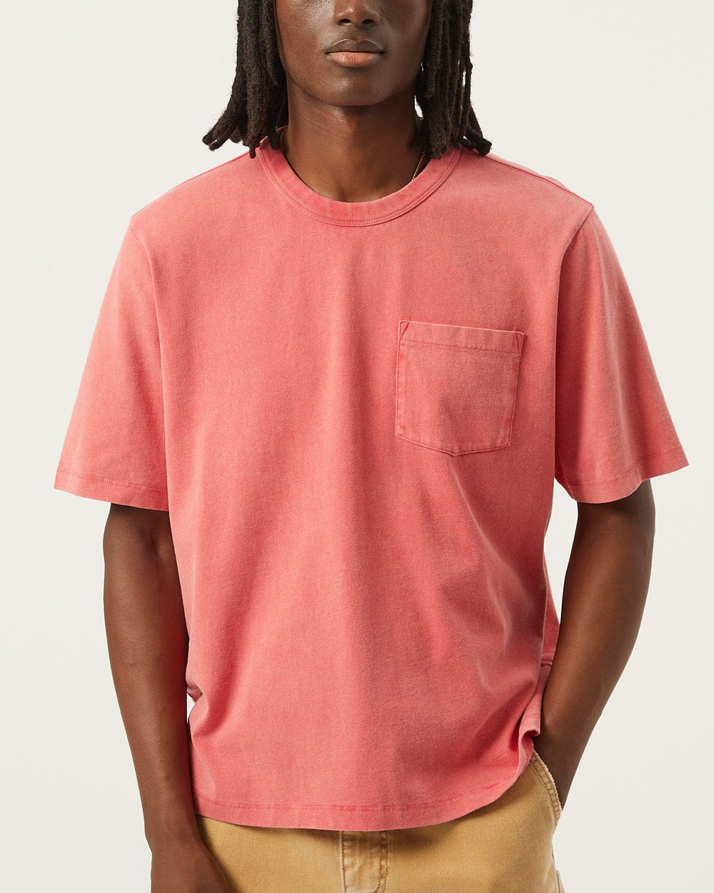 Garment Dye Tee - Red-T-Shirt-Siena-Corridor