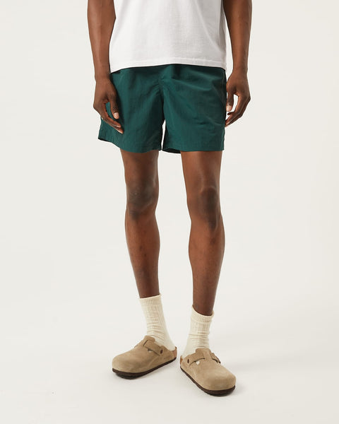 Drawstring Lock Slide Shorts Nylon Drawstring Shorts - Spruce – Corridor