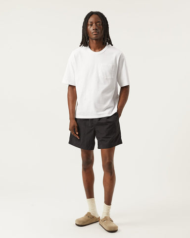 Nylon Drawstring Shorts - Black