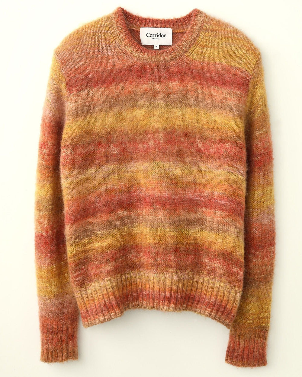 Space Dye Mohair Crewneck - Orange-Crewneck-Corridor-Corridor