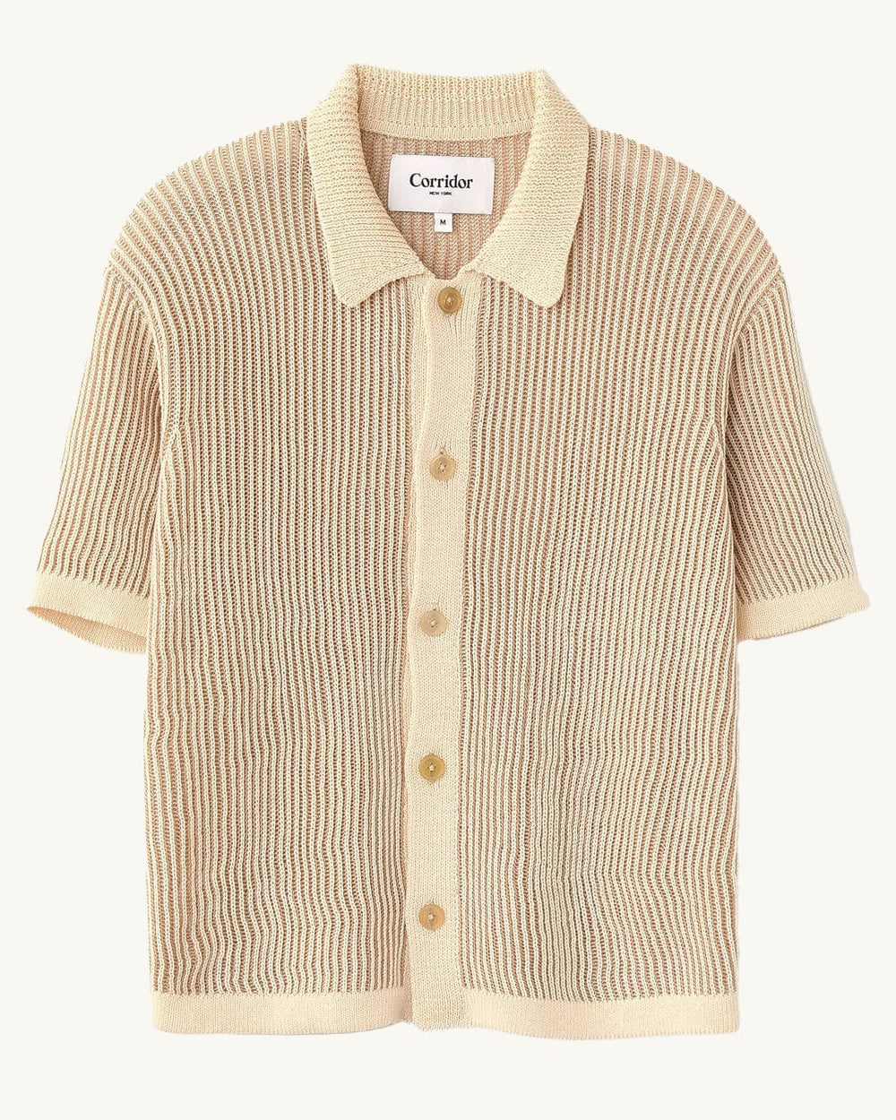 Plated SS - Natural-Knit Buttondown-Corridor-Corridor
