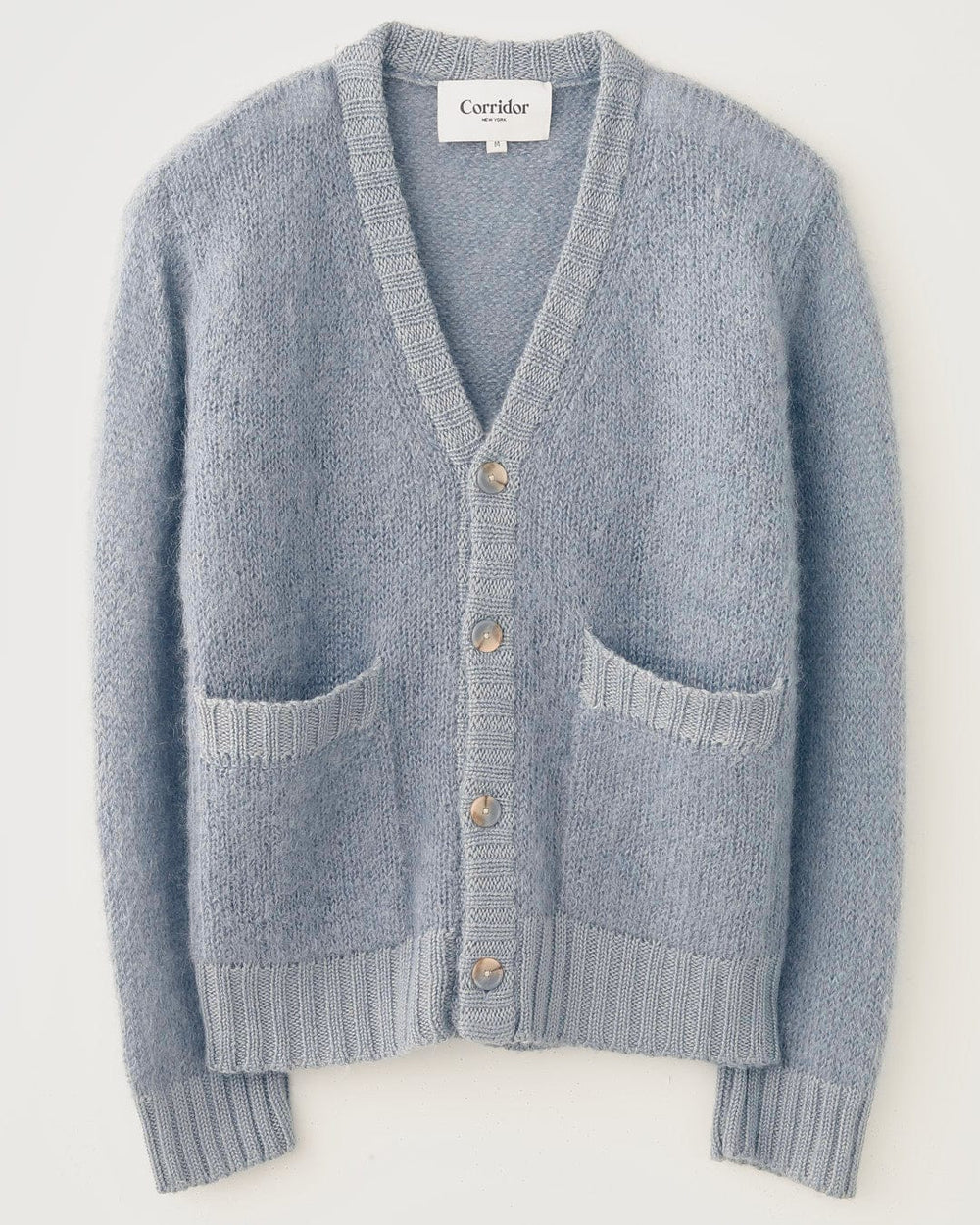 Mohair Cardigan - Blue-Cardigan-Corridor-Corridor