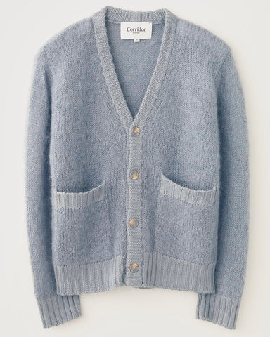Mohair Cardigan - Blue