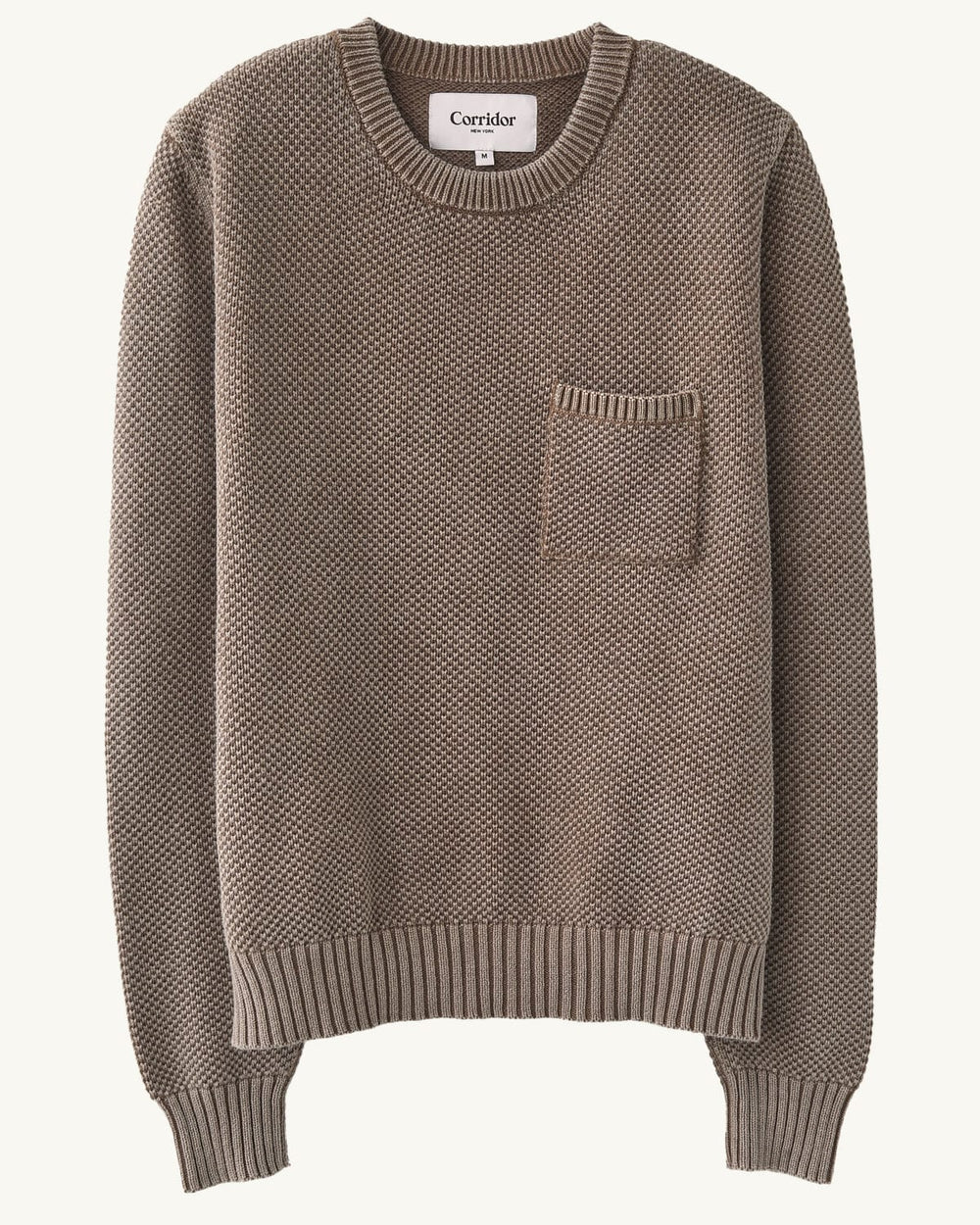 Pocket Crewneck - Brown-Crewneck-Alpafina-Corridor