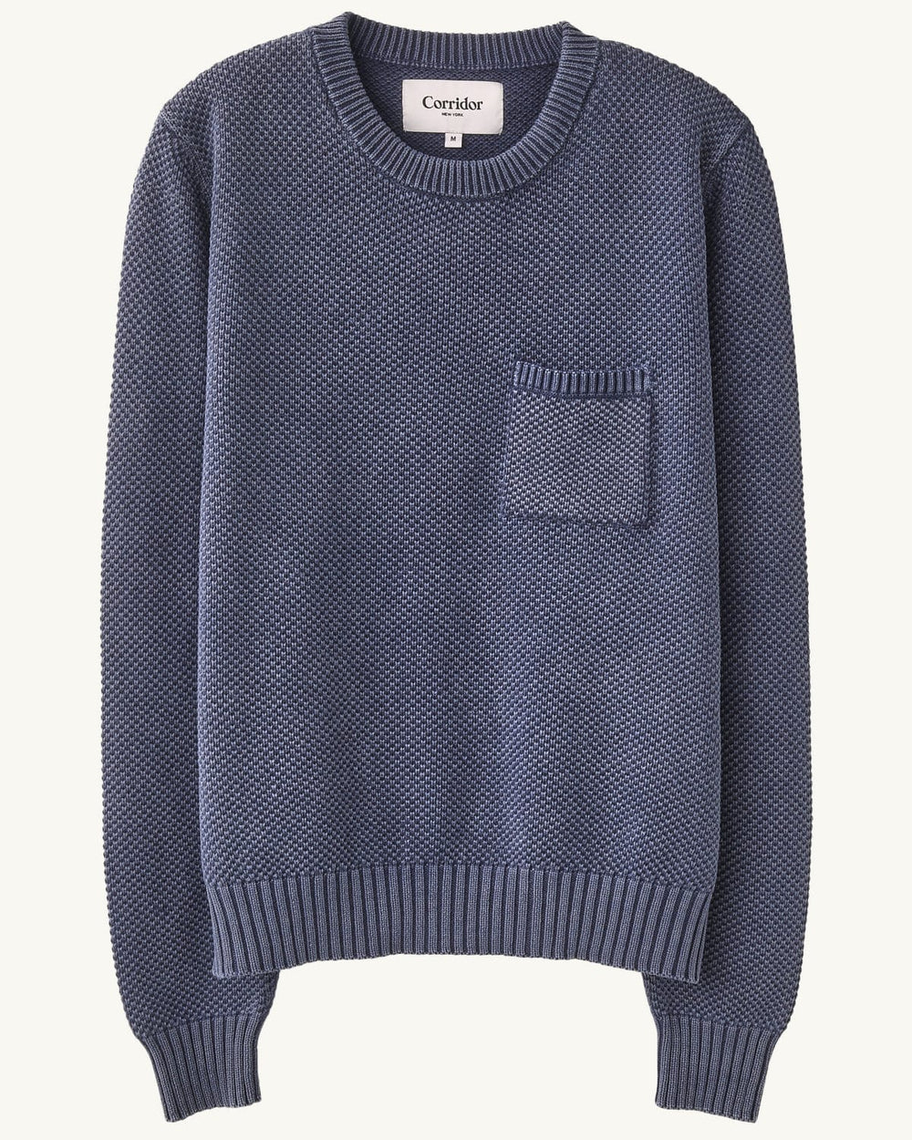 Pocket Crewneck - Navy-Crewneck-Alpafina-Corridor