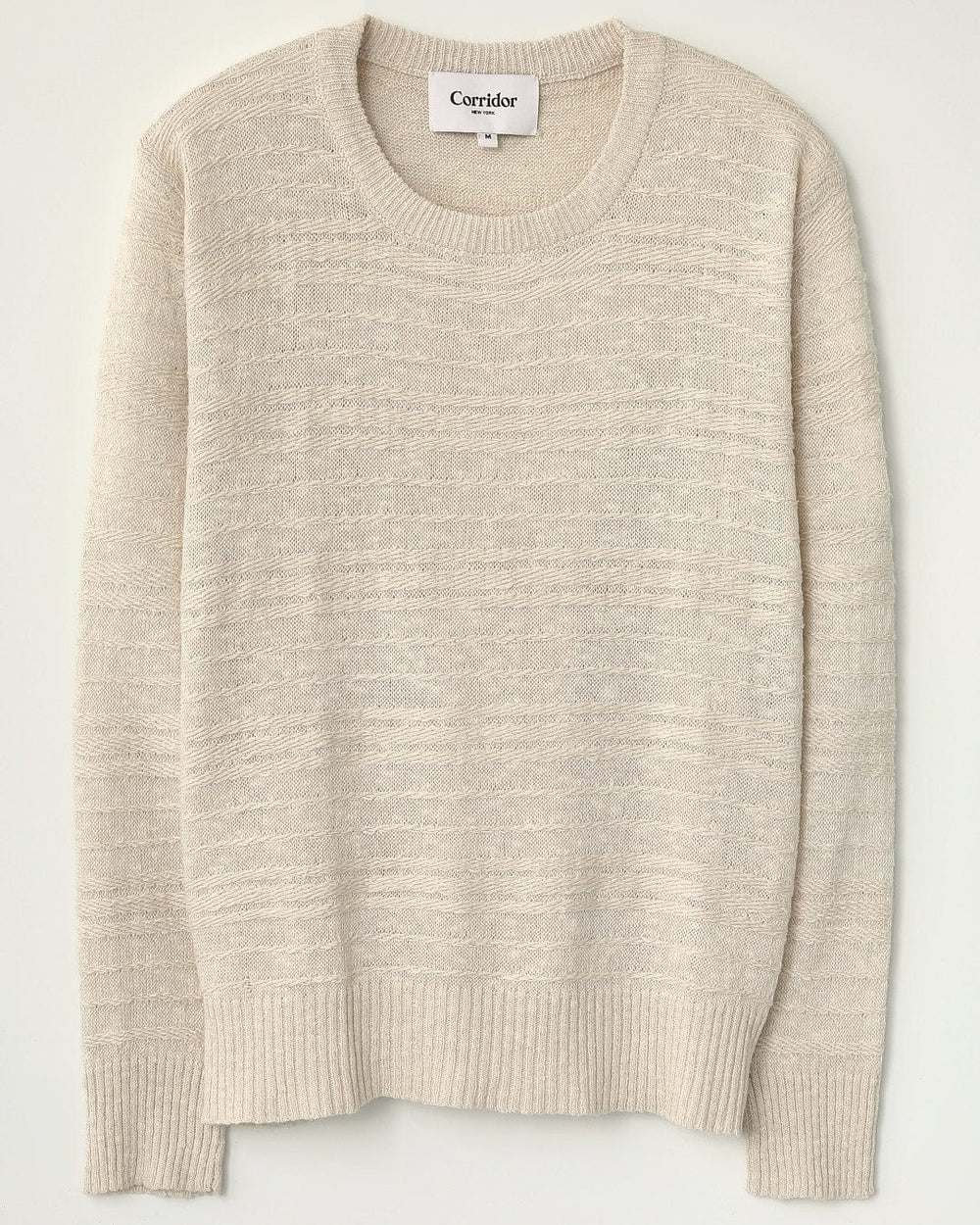 Linen Silk Crewneck-Crewneck-Corridor-Corridor