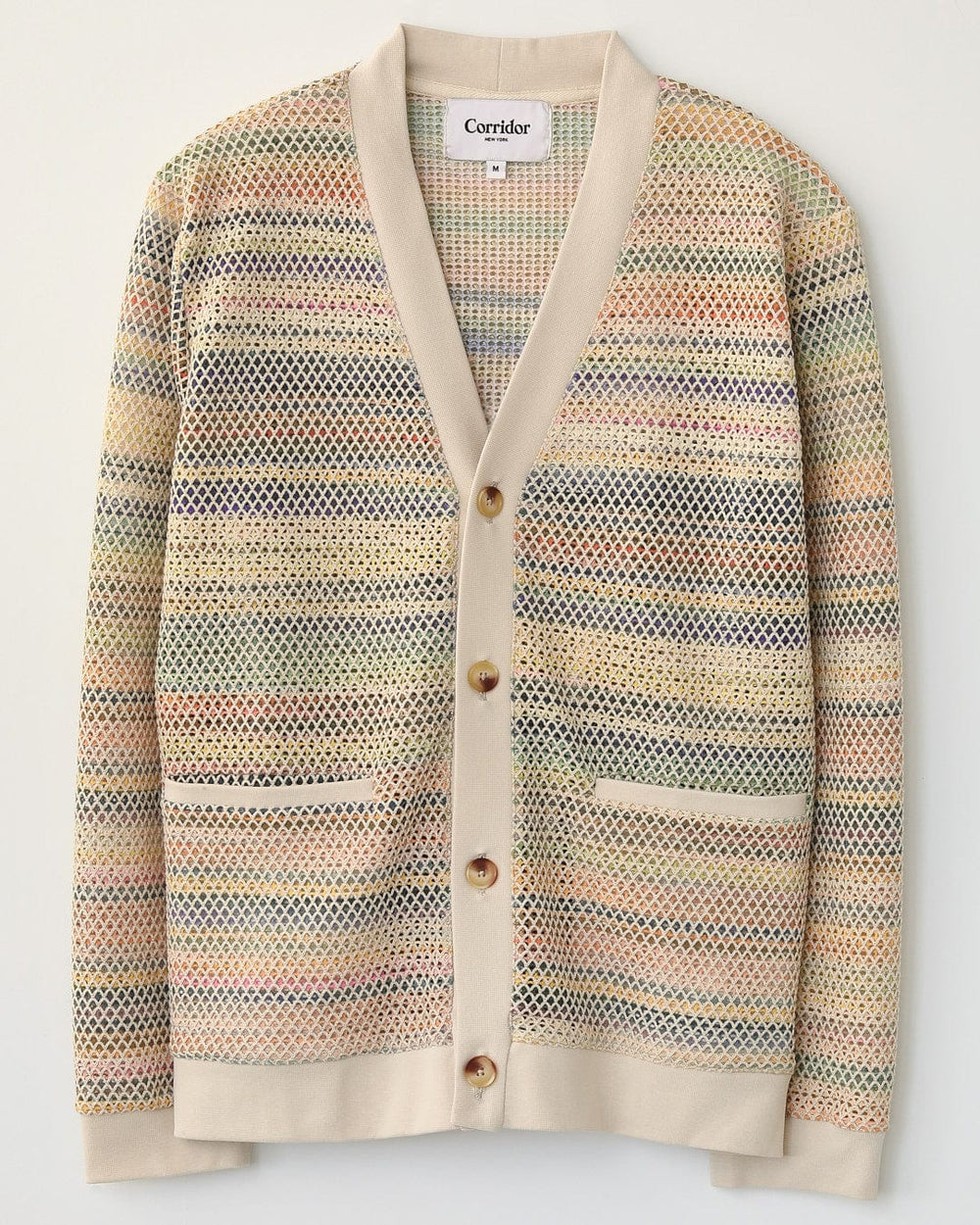 Rainbow Mesh Cardigan-Cardigan-Corridor-Corridor