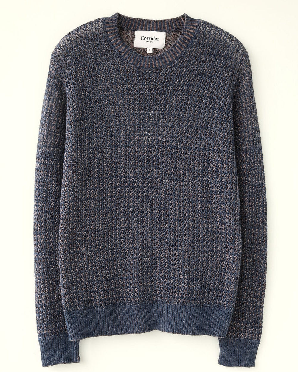 Marled Crewneck - Navy-Crewneck-Corridor-Corridor