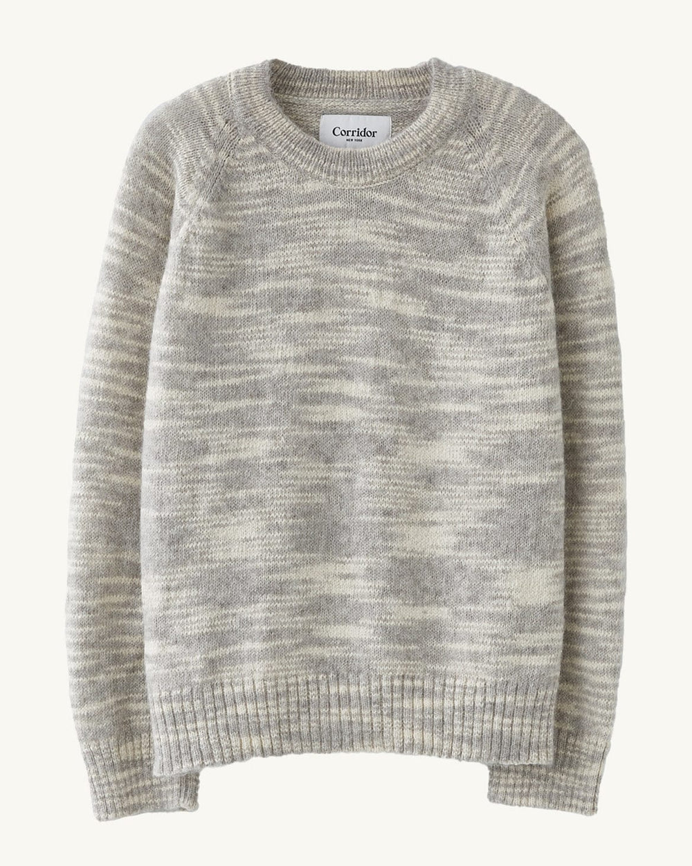 Spacedye Alpaca Crewneck - Grey-Crewneck-Alpafina-Corridor