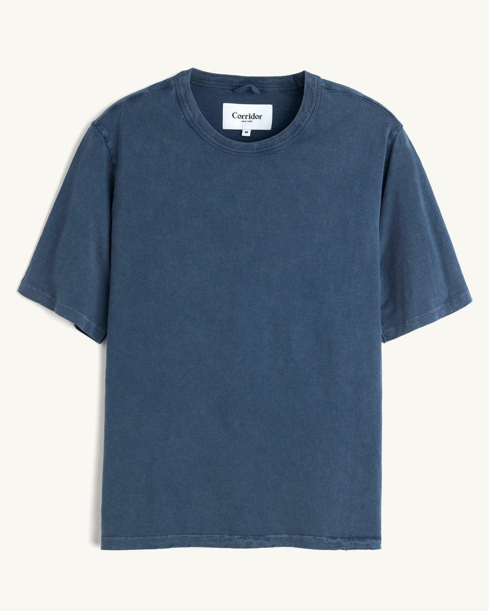 Slub Tee - Navy-T-Shirt-Siena-Corridor