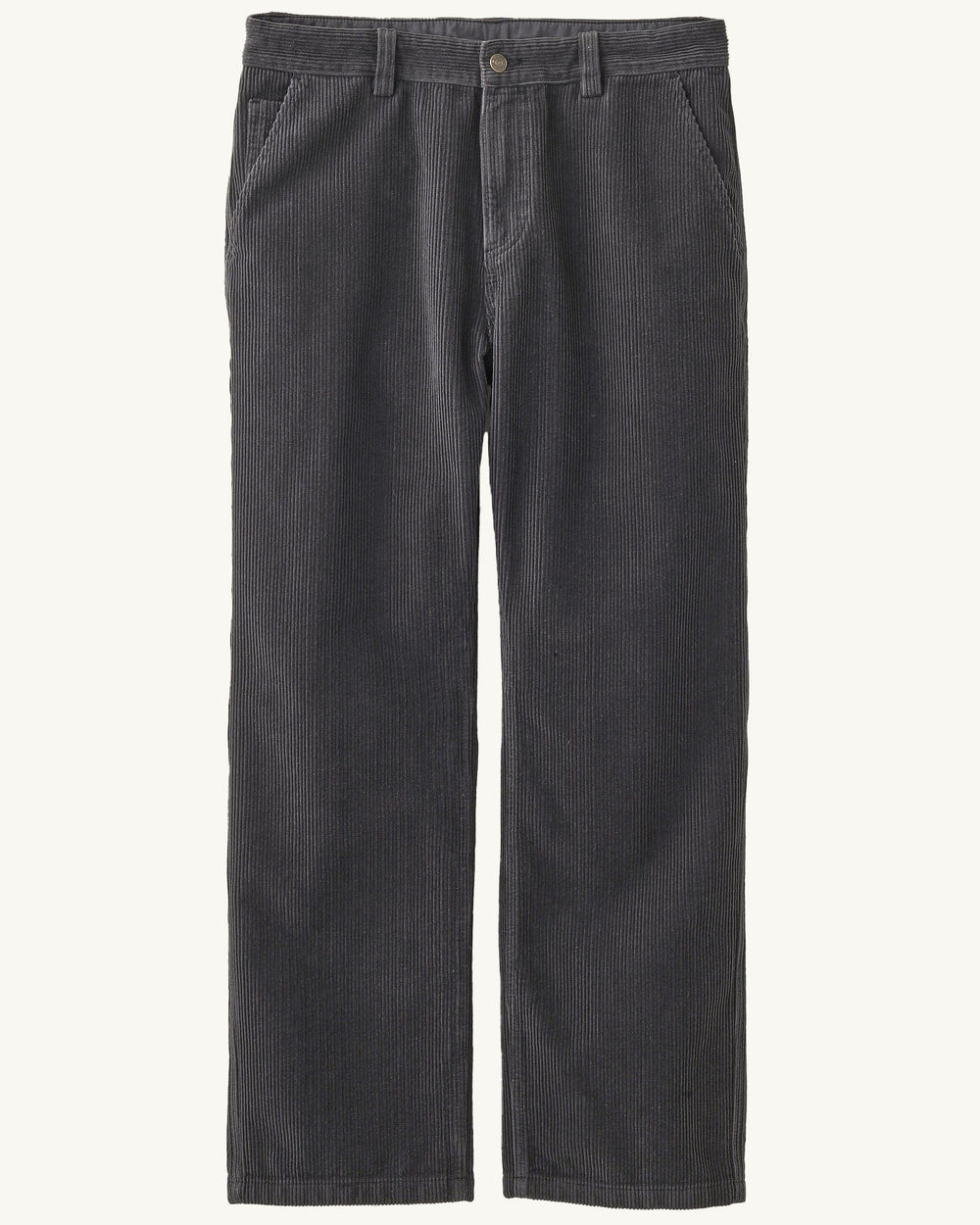 Cord Trouser - Black-Trousers-Real-Corridor