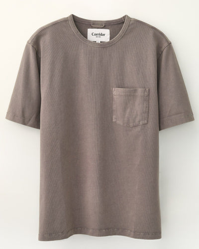 Garment Dyed Tee - Grey-T-Shirt-Corridor-Corridor