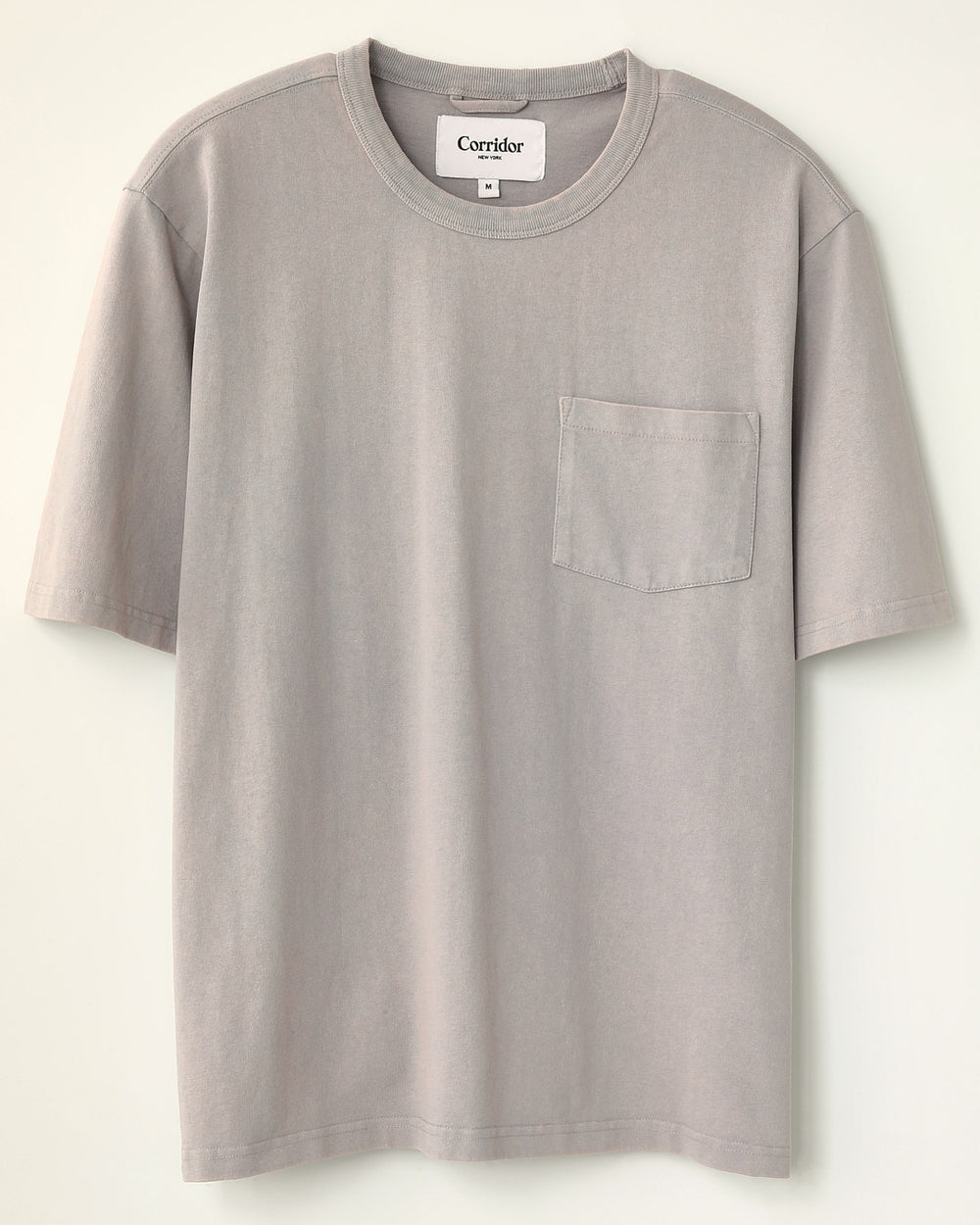 Garment Dye Tee - Oyster Grey-T-Shirt-Corridor-Corridor