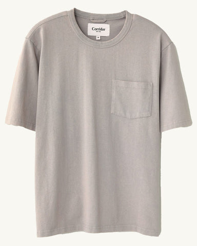 Garment Dye Tee - Oyster Grey