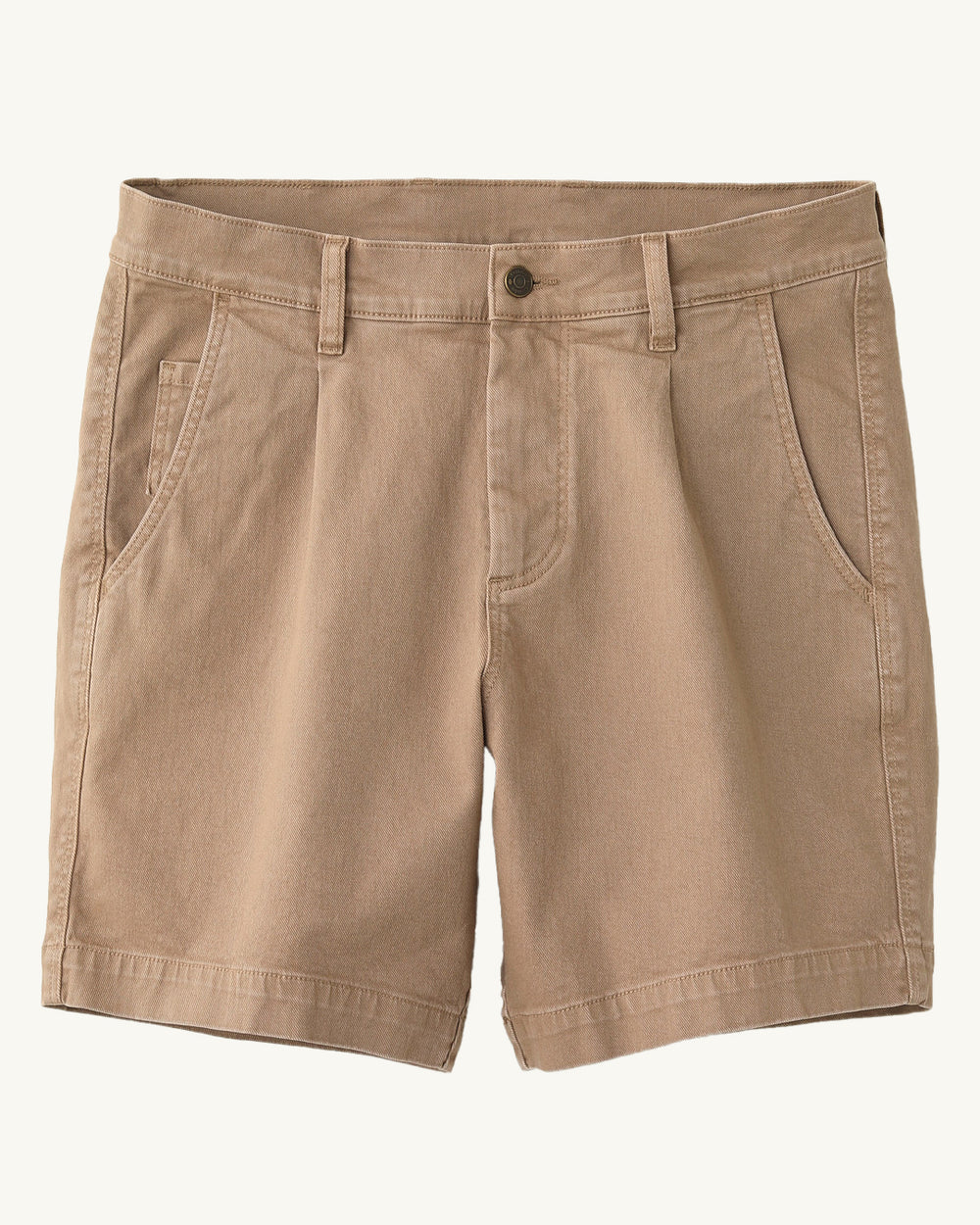 Heavy Twill Pleated Short - Khaki-Shorts-Corridor-Corridor