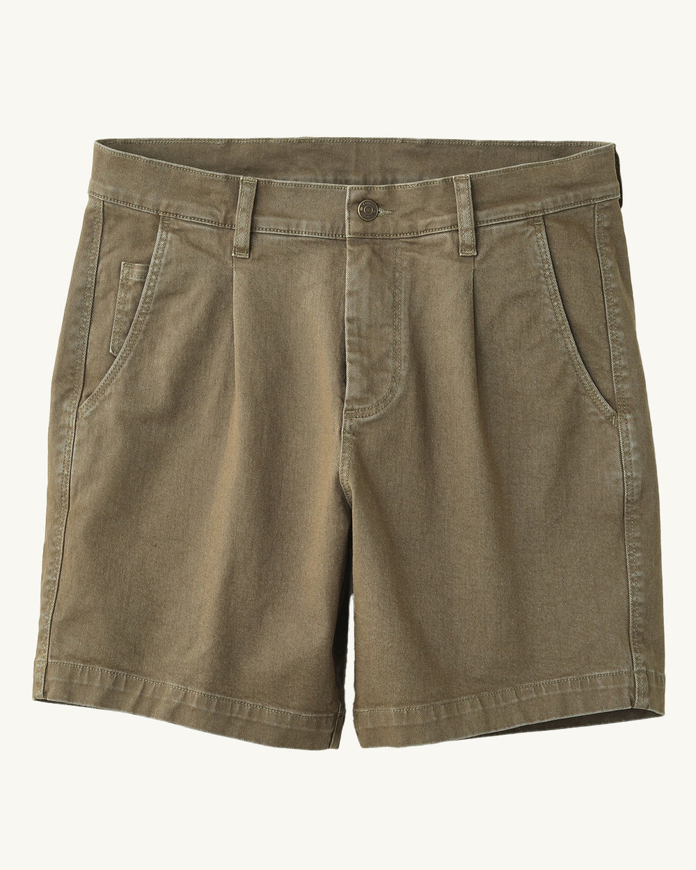 Heavy Twill Pleated Short - Army-Shorts-Corridor-Corridor