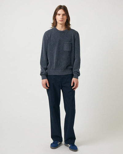 Moleskin Trouser - Navy-Trousers-Real-Corridor