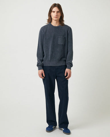 Pocket Crewneck - Black