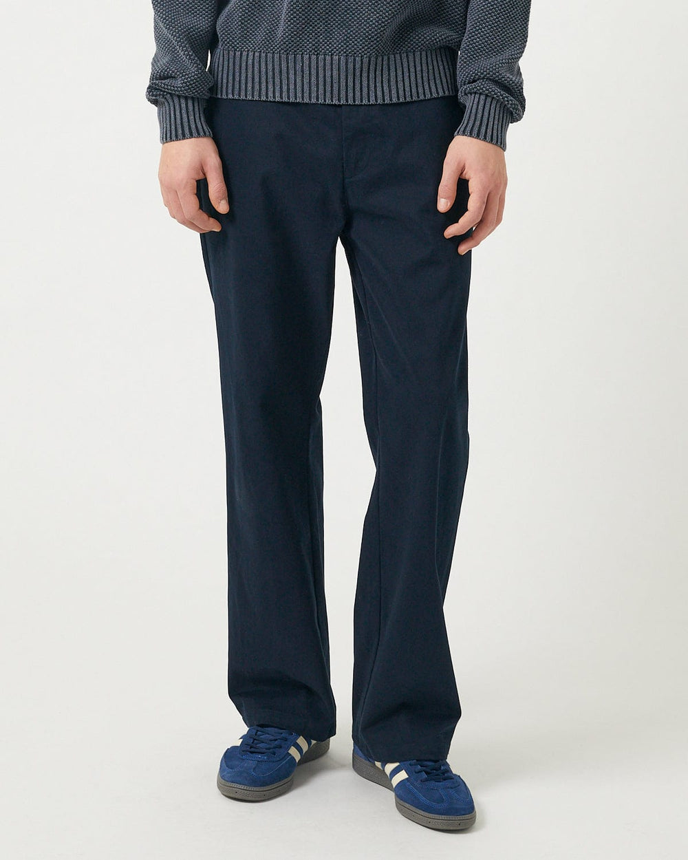 Moleskin Trouser - Navy-Trousers-Real-Corridor